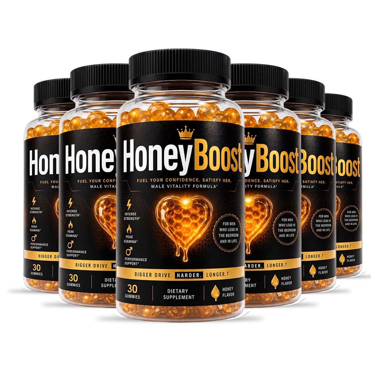 HoneyBoost six bottles